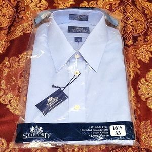 Stafford long sleeve men dress shirt